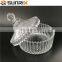 Glass Sugar Serving Bowl with Lid