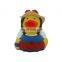 Wholesale China Manufacturer Rubber Duck With Hat Baby Shower Water Beach Bath Ducky Toy for Kids Child