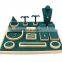 Fadeli Wholesale Custom Jewelry Wooden Suede Ring Jewelry Display Stand