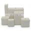 Wholesale white color leather convex edge jewelry box long chain box