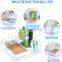 Acrylic Office Supplies Desk Organizer Set with A4 Paper File Tray Sorter Pencil Holder