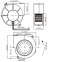 3D Printer Blower Fan 5015 12V 24V Double Bearing Fan Centrifugal DC Cooling Turbo Fan
