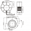 12V 5cm 5015 50x50x15mm Industrial Blower For Humidifier Cooling fan
