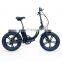 48v 500w Big power 20 inch folding fat tire electric bike/snow ebike