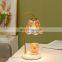 Marble wax melting lamp dimmable desk lamp candle warmer aromatherapy candle essential oil to enhance fragrance