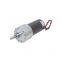 Cylinder Shape DC12V/24V Speed 9 to 1170RPM Permanent Magnet Gear Motors 37mm