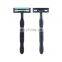 IGUETTA 3pcs/bag Disposable Razor For Men Twin Blades Razor Stainless Steel Non-Slip Plastic Handle Aloe Strip GF2-1820
