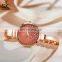 SHENGKE Feminine  Dazzling Wrist Watches Classic Three Stitches Quartz Watch For Girlfriend Bracelet Watch Reloj Para Mujer