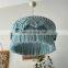 Tassel Chandelier BOHO Light! Fringe Chandelier Macrame Lamp Shade