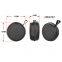 Portable Mini Portable Speaker with 2 Inch Stereo Sound RGB Lighting Supports USB/TF/FM/MIC/TWS Speaker