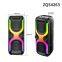 New Product Outdoor Portable Dual 4 Inch Deep Bass Long-Term Playback RGB Lights With Display Screen Speaker