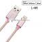 Wholesale OEM 6FT Braided For iPhone 5 Charger Cable Original rose gold