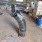 3PE anti-corrosion bend/resin powder inner and outer plastic coated pipe fittings/epoxy powder elbow