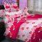 Wedding Microfiber Fabric Bed Sheet Set