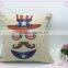 European and American fashion hat glasses beard pillowcase factory direct sale