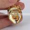 China jewelry manufacturer suply lion heand pendant animal jewelry