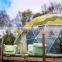 Glamping Geometric dome tent big steel event dome tent marquee tent pagoda event fabric tent winter tent with factory price