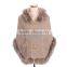 QD30544 Fashion Wool and Acrylic Knit Sweater Poncho Shawl with Raccoon Fur Collar Newest Fur Goods 2014
