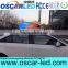 internet control waterproof p5 xxx outdoor led video taxi sign with GPS and installation bracket