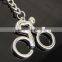 3D metal sports bicycle key chain