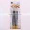 Wholesale 5pcs Set Fan Shape Wooden Handle Artsit Paint Brush