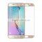 New Clean pelicula de vidro 9H 3D Curved Full Cover Tempered Glass Film Guard Screen Protector for Samsung Galaxy S6 edge