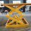 In ground installation fixed scissor lift for car lifting CE approve