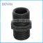 China Factory Plastic Pipe Fitting PN16 Black PE Male Coupling