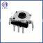 10mm mouse wheel encoder with black plastic roller