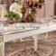 European luxury dining table gilt dining table and chair set