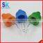 30ml clear skull shaped glass liquid bottle with child proof dropper