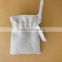 Custom Cotton Canvas Pouch Bag For Gift with ribbon