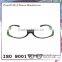 Gradient color and pattern with shiny coating plastic glasses
