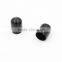 Rubber like electrical end cap for thread