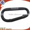 Black D Shaped small carabiner Hook Clip Holder for Camping Boating                        
                                                Quality Choice