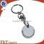 Custom soft enamel two side plating nickle shopping trolley coin lock/metal trolly coin keyring/trolley coin keychain