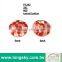 (#P1292-05) 2015 custom made fashion show designer plastic red round clothing buttons