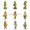 Business Gift for New 2017 Rooster Figurines with Gold