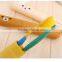 2016 Cartoon Cute Easily Bear lovers Portable Travel Toothbrush Box Plastic Container for Toothbrush Accessories for Bathroom