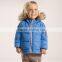 DB2944 dave bella 2015 winter infant coat baby boy padded jacket boys outwear boys grid coat boys fashion jacket