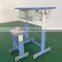 adjustable school desk and chair school furniture school desk with bench HXZY045
