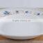 Ceramic bulk bone china soup plate, porcelain plain plate wholesale
