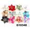 fashion crystal satin rose flower hair clip