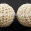 16mm Handmade Wool Wrapped Acrylic Beads Crochet Ball Beads(WA001Y-M)