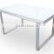 2016 New products!!! Modern manmade stone l shaped dining table by best supplier