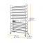 Chrome 10-Tier 50-Pair Stainless Steel Shoe Rack, Sturdy Rolling Steel Shoe Organizer with Non-Slip Bars