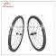 Profile 38mm tubular carbon wheels 20H/24H, straight pull bicycle wheels 25mm wide 1300g superlight