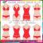 come into fashion red plain lycra swimwear fabric
