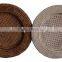 round rattan basket tray