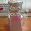 elegant removable wedding chiavari chair cover with golden and silver color